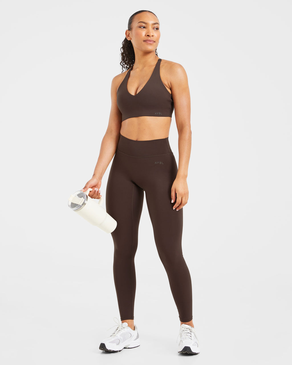Staple Sports Bra - Coffee Brun