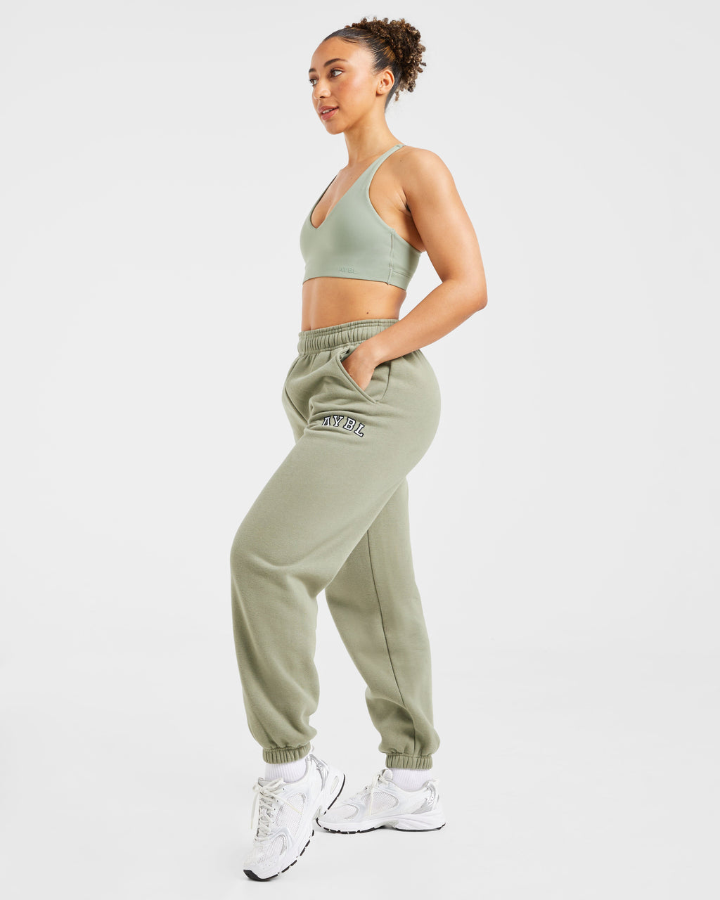 Varsity 2.0 Oversized Joggers - Muted Olive