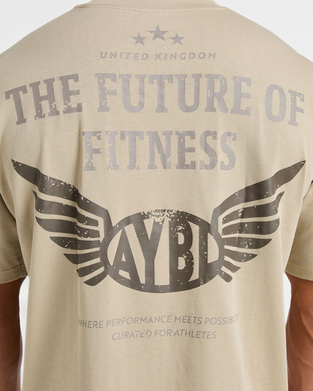 Future Fitness Oversized T Shirt - Dusty Sand