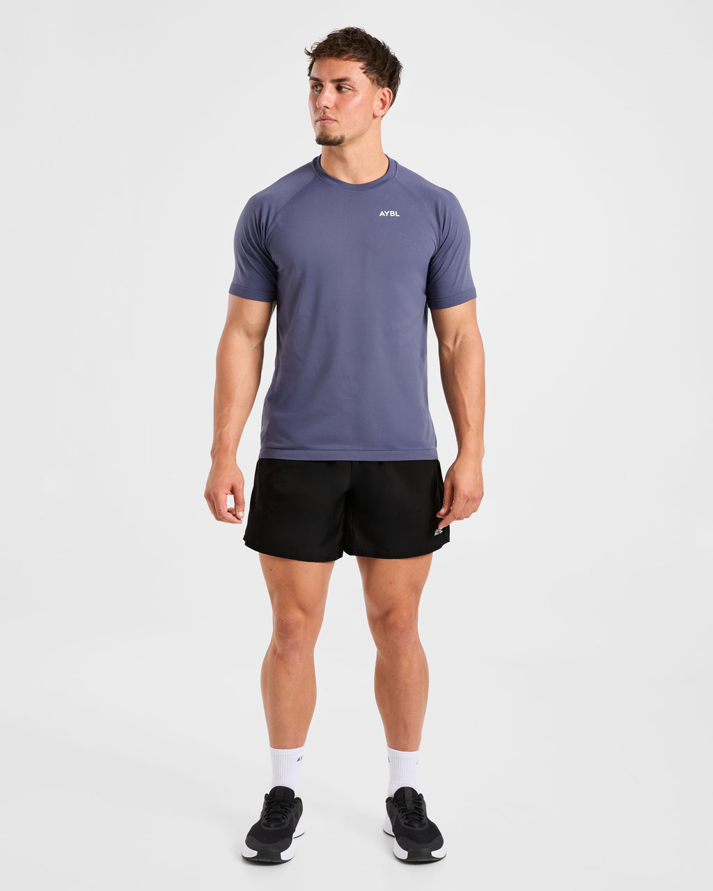 Ascend Seamless T Shirt - Denim Bleu