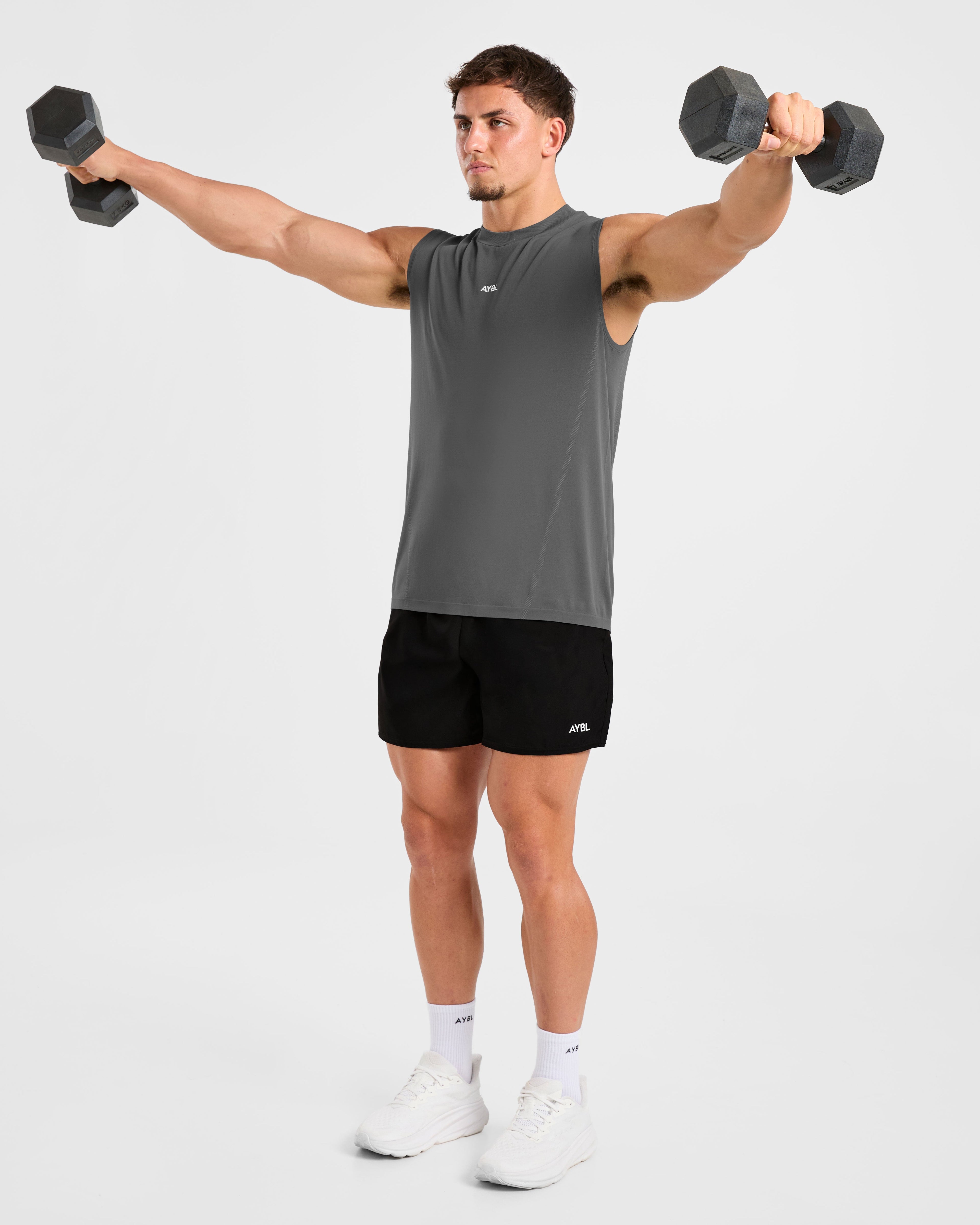 Attain Seamless Vest - Storm Gris
