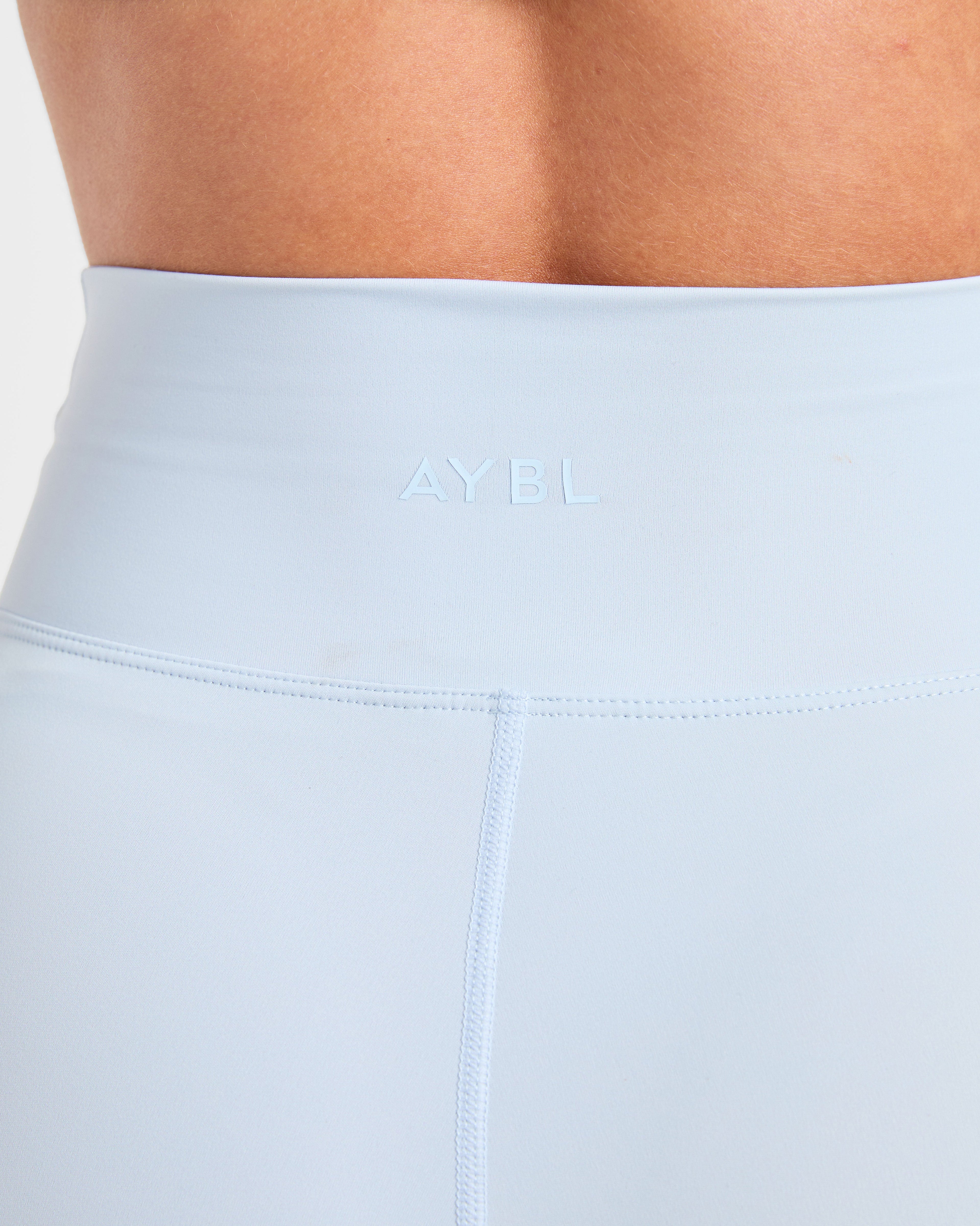 Sculpt Wrap Flared Leggings - Iced Bleu