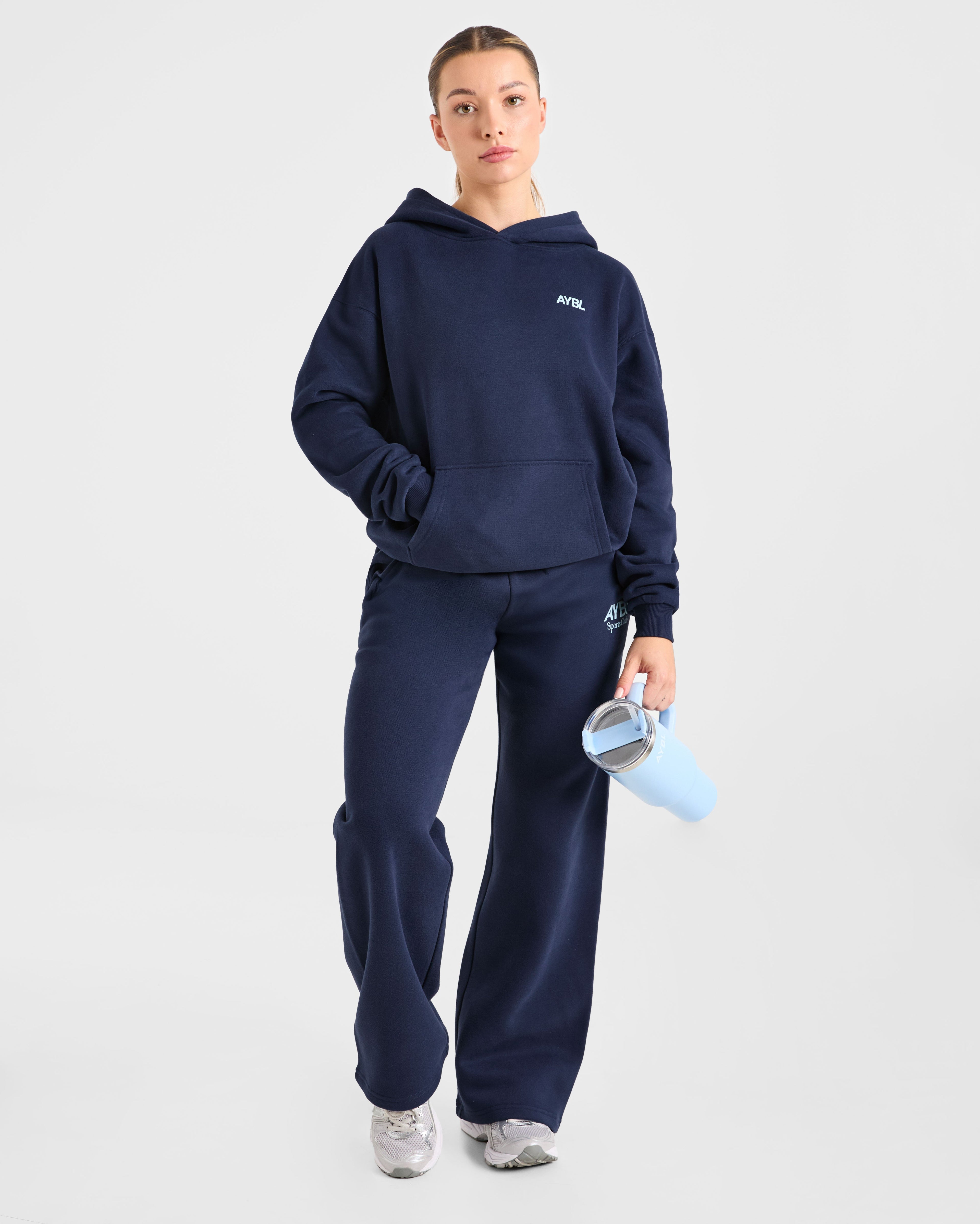AYBL Sports Club Oversized Hoodie - Navy/Bleu