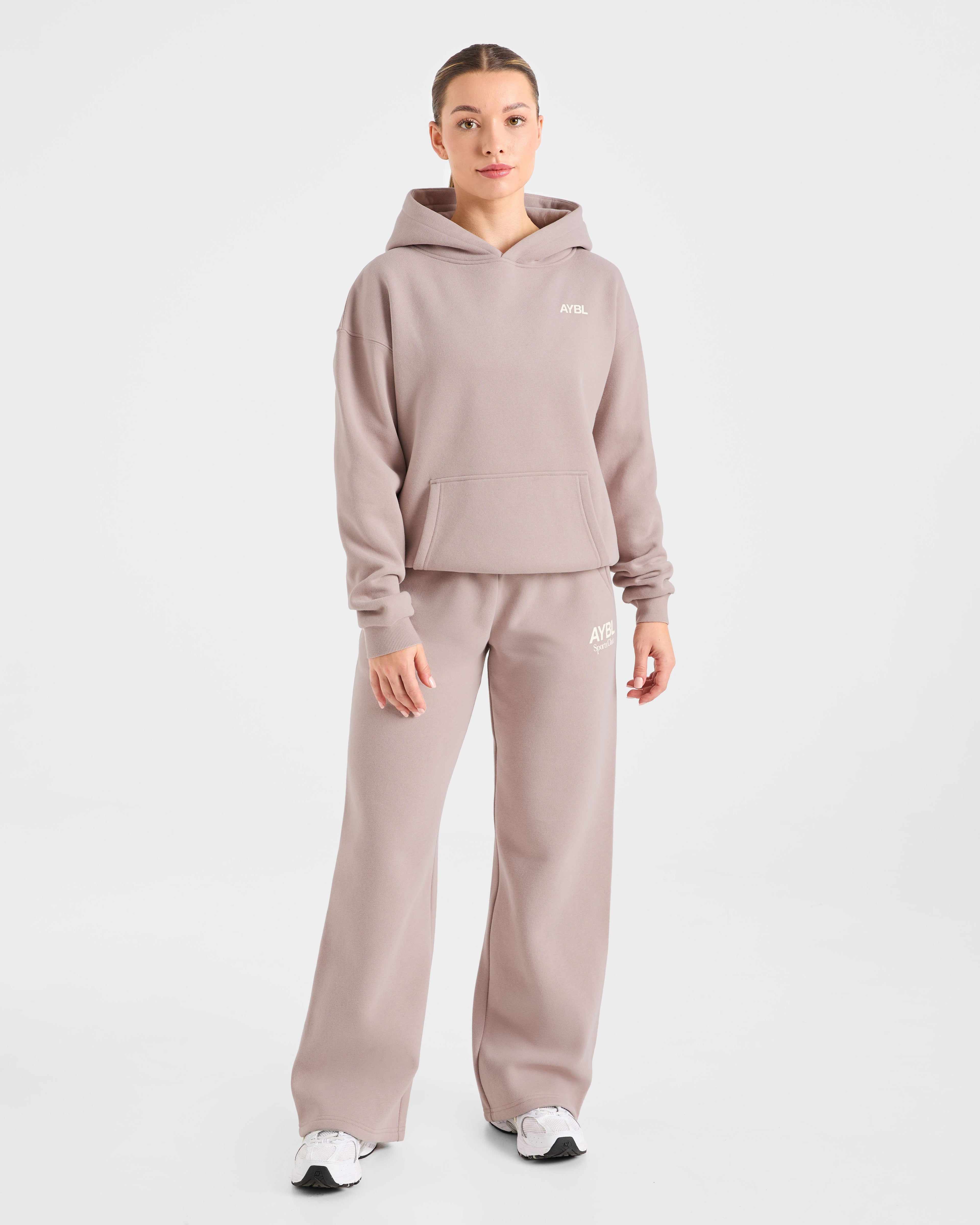 AYBL Sports Club Oversized Hoodie - Mink Rose