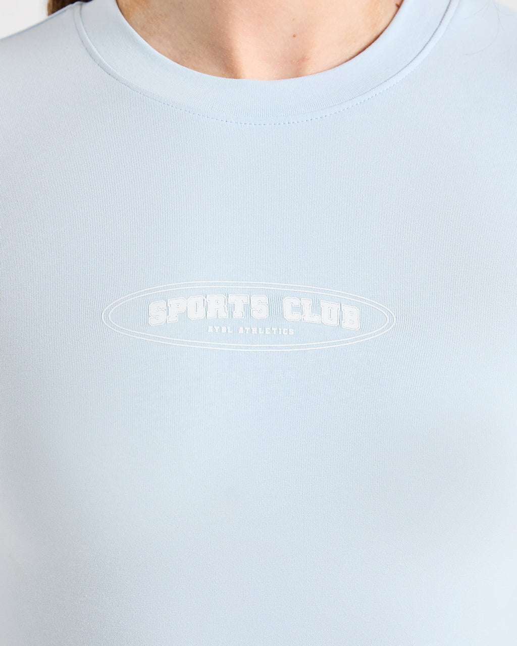 Sports Club Baby Tee - Baby Bleu