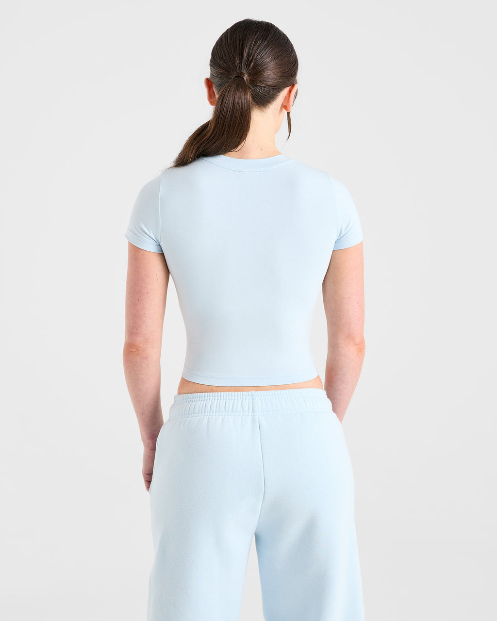 Sports Club Baby Tee - Baby Bleu