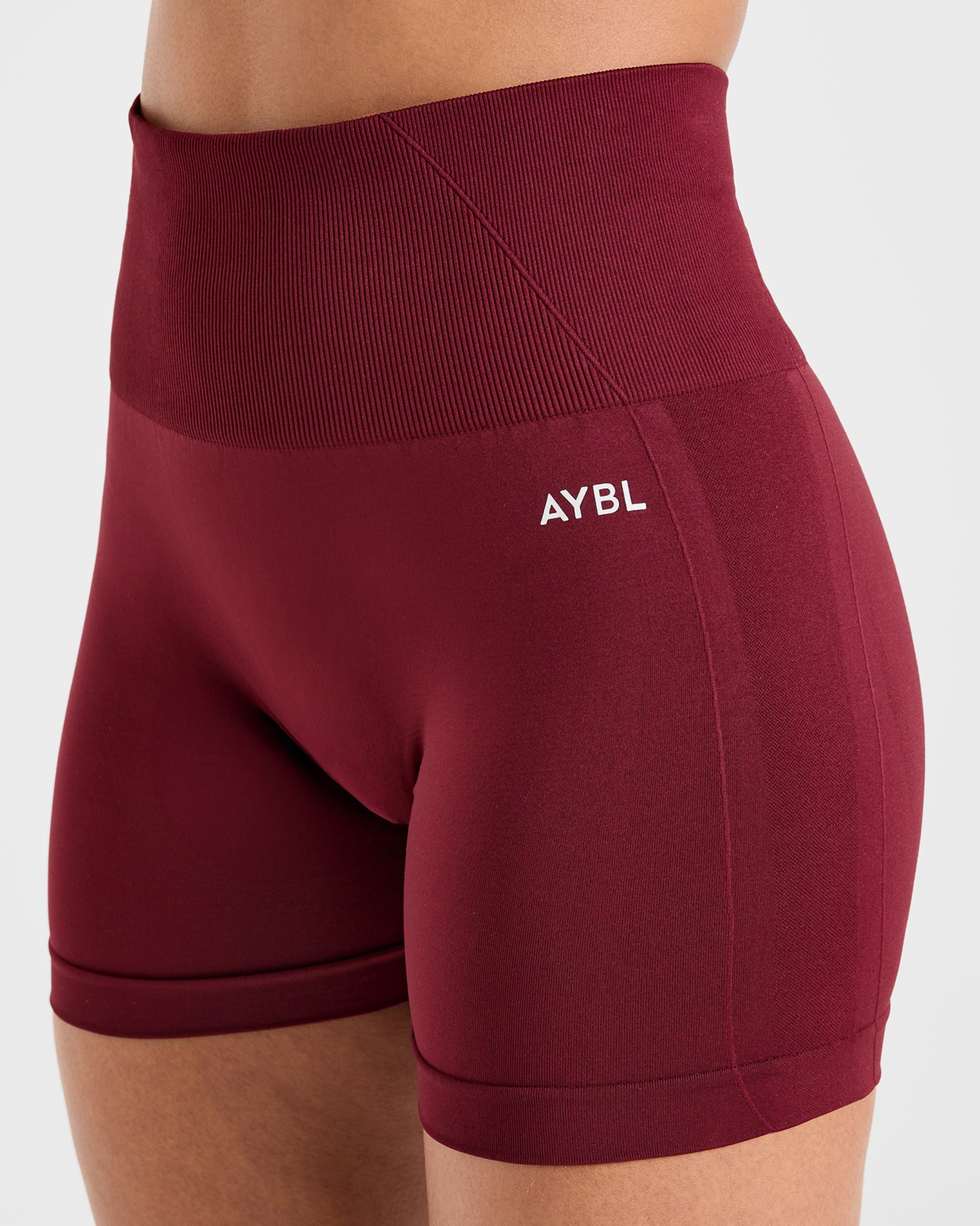 Empower Seamless Shorts - Rouge Wine