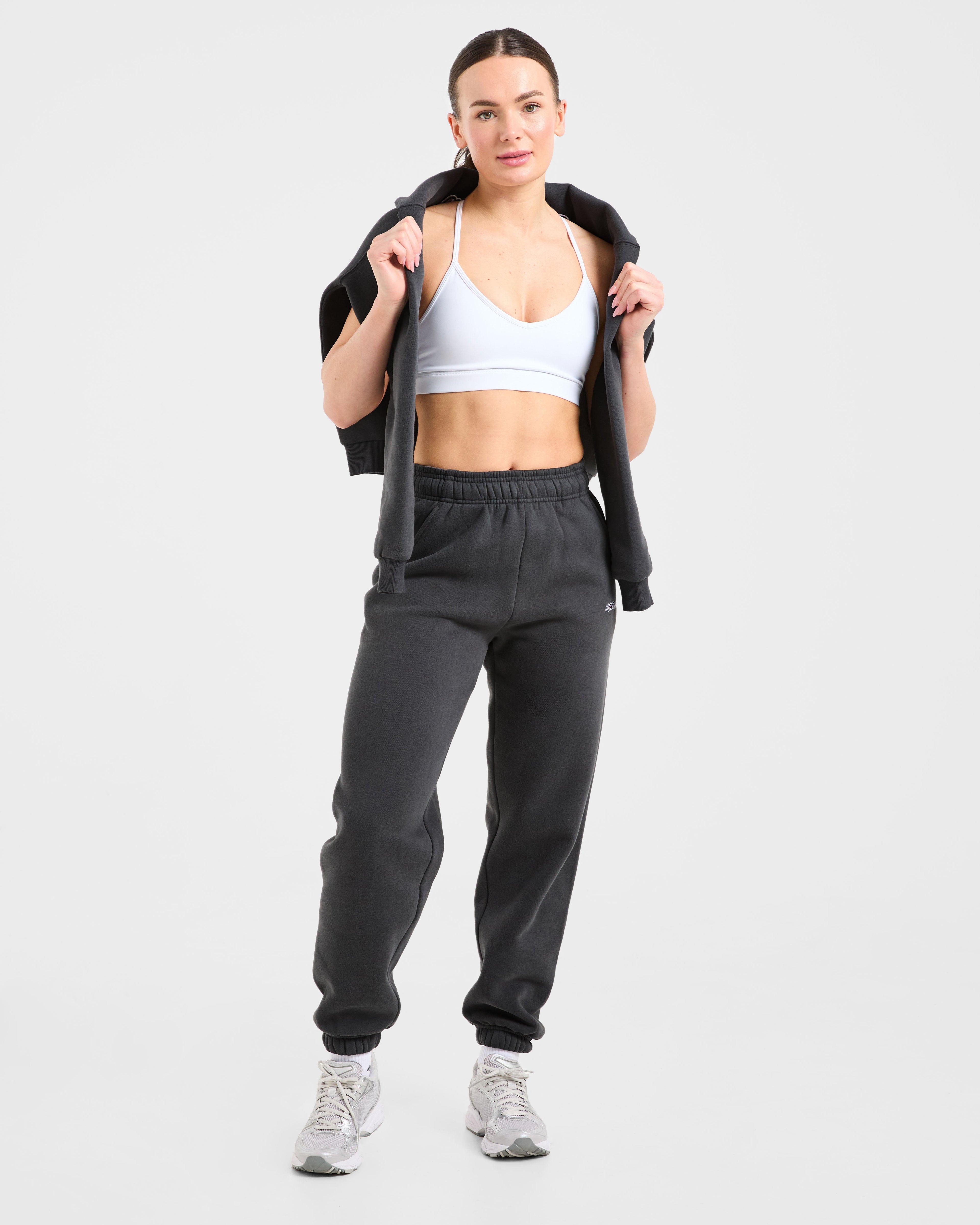 AYBL Sports Outline Oversized Joggers - Charcoal