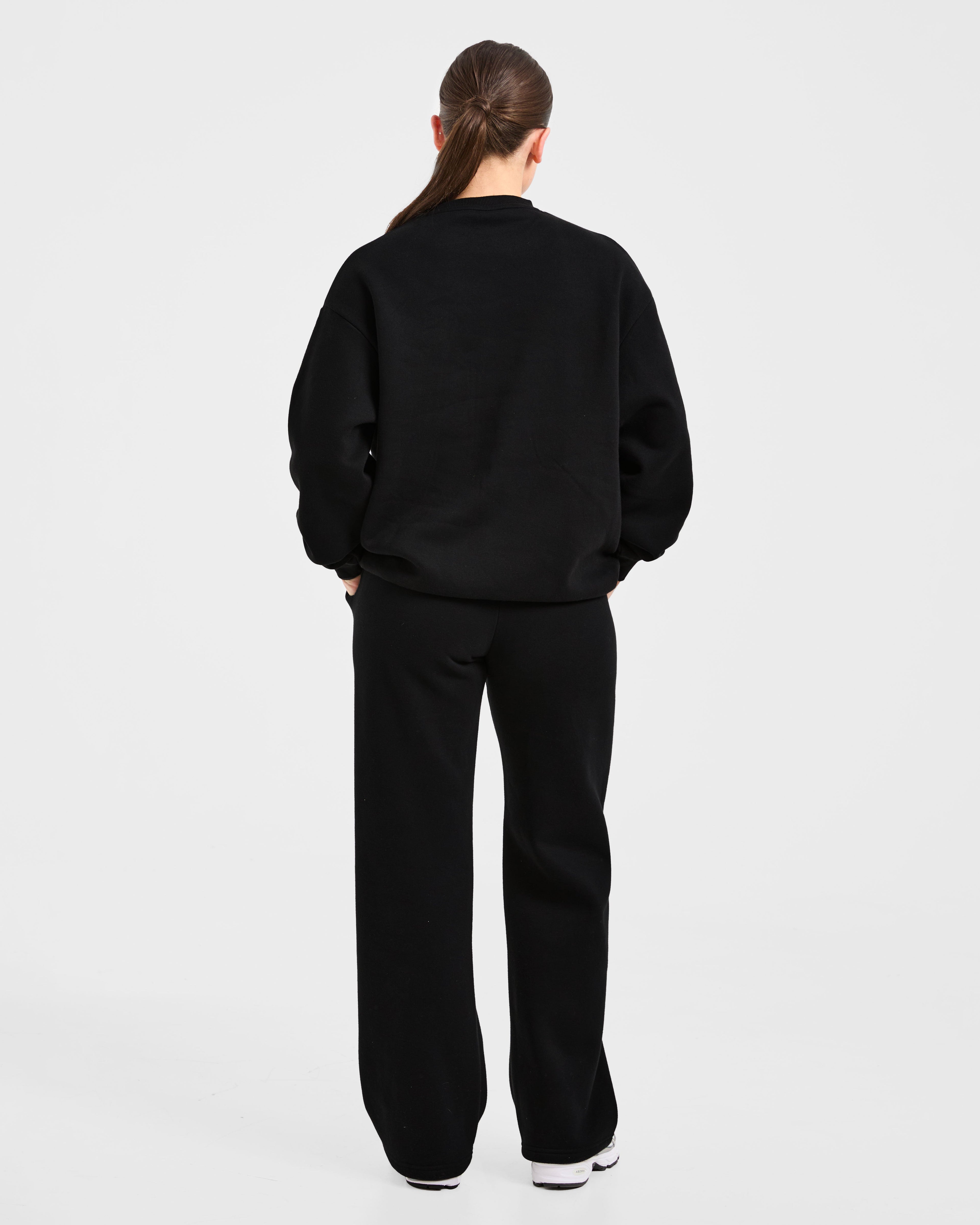 Varsity 2.0 Oversized Sweatshirt - Noir