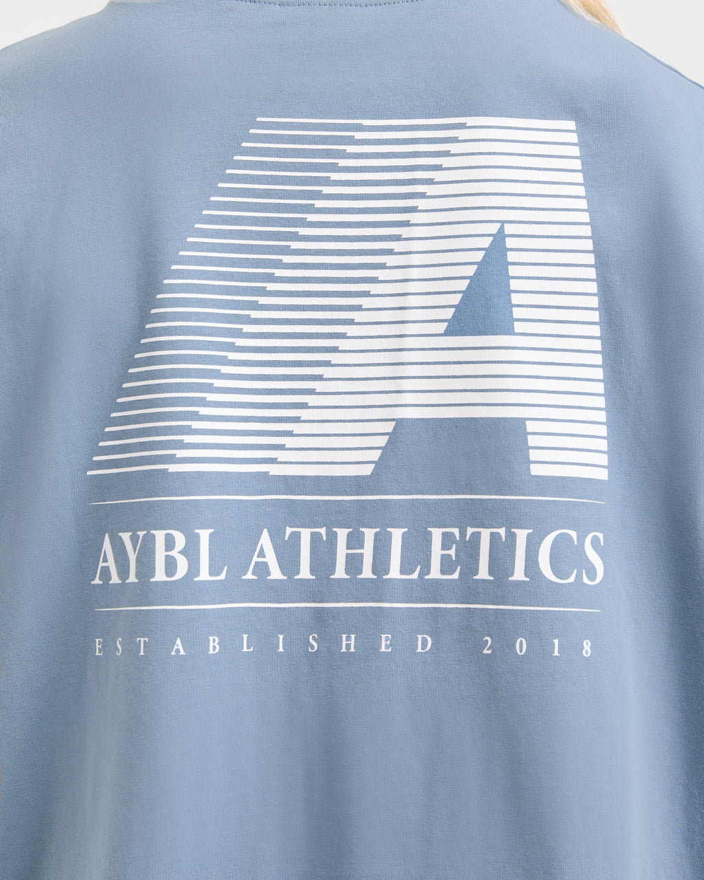 Retro Athletics Oversized T Shirt - Vintage Blue