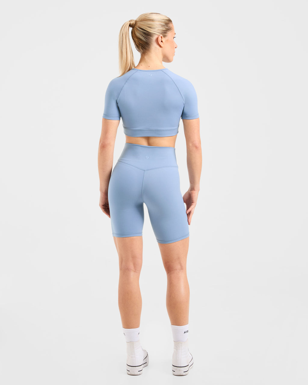 Staple Crop Top - Slate Bleu