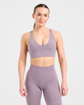 Staple Sports Bra - Mauve Violet