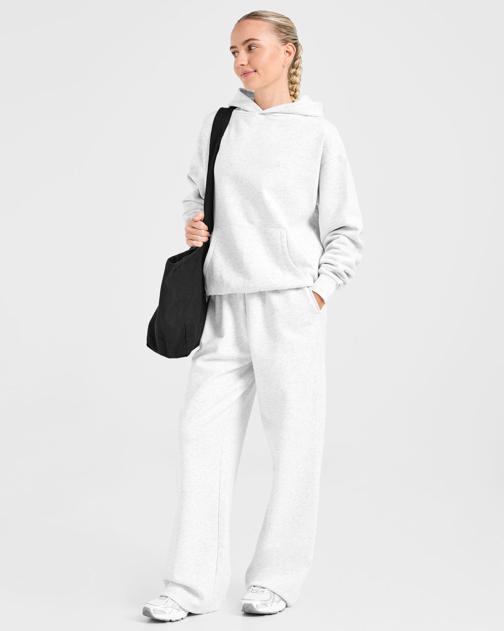 Lifestyle Oversized Hoodie - Heather Gris