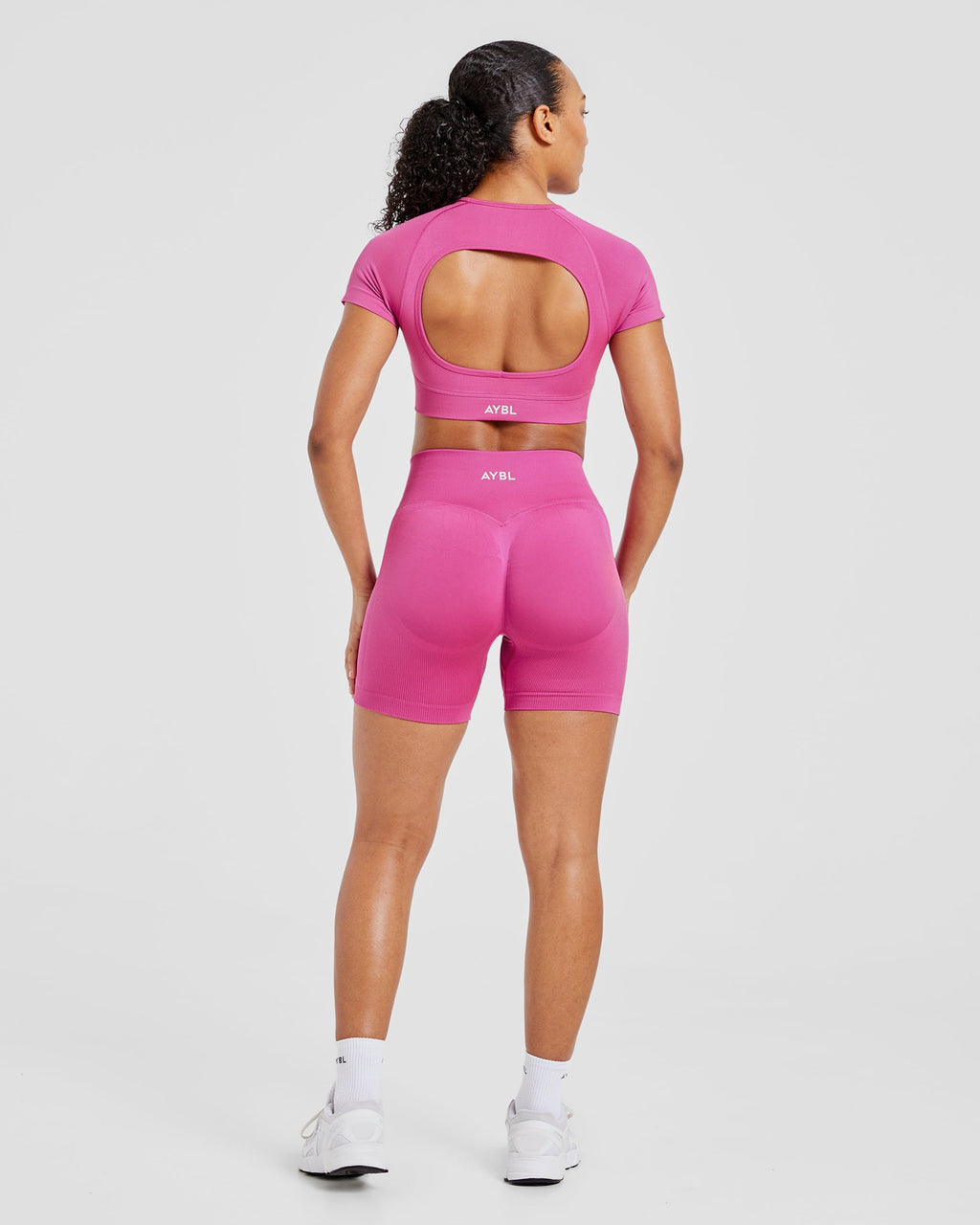 Adapt Seamless Crop Top - Rose