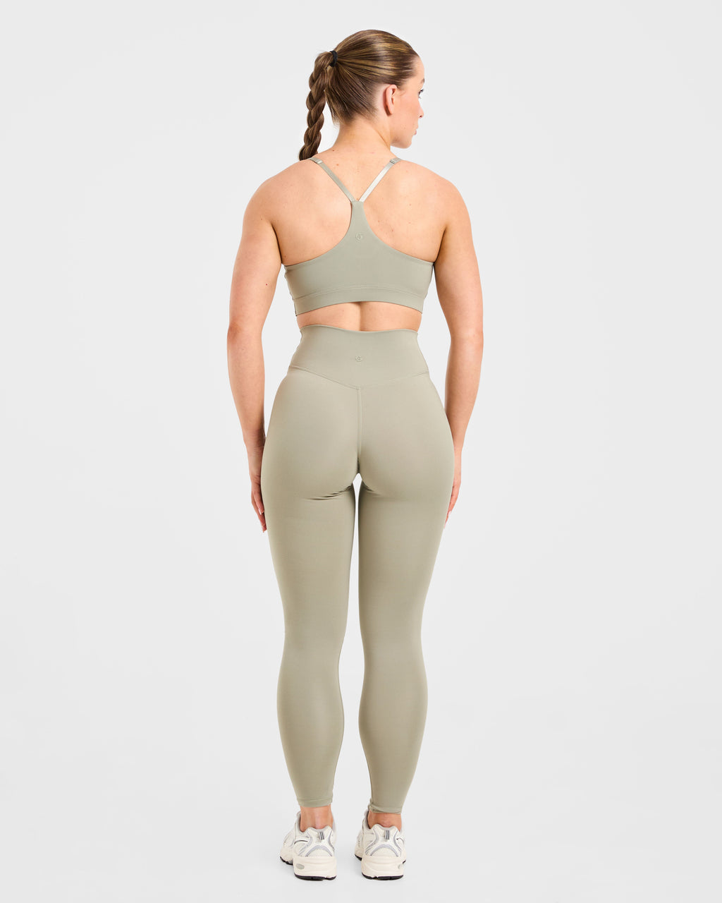 Staple Sports Bra - Washed Olive
