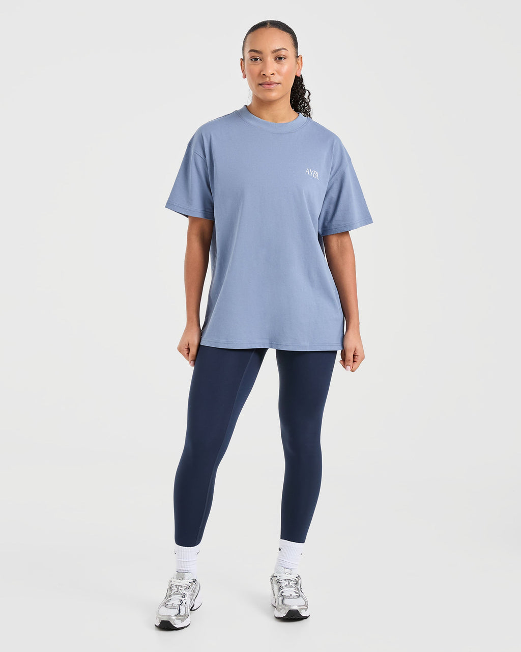 Strength Club Oversized T Shirt - Bleu