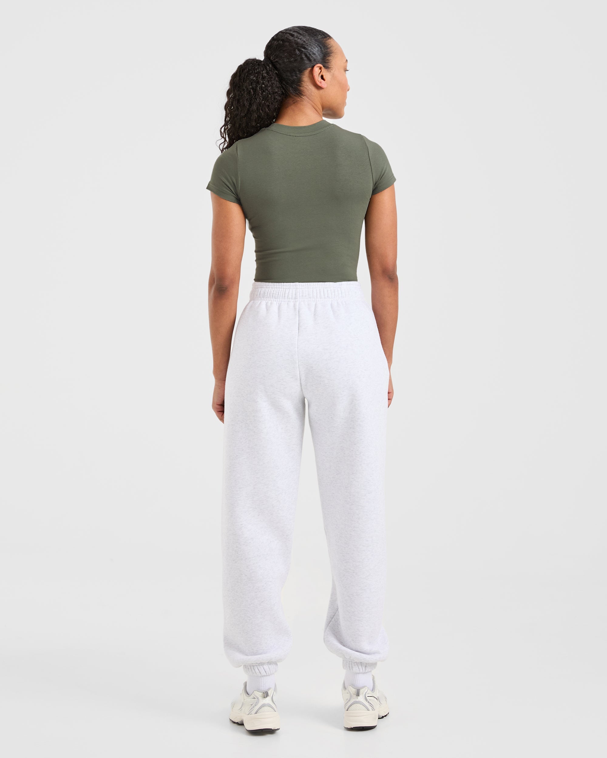 Sports Club Varsity Baby Tee - Forest Green