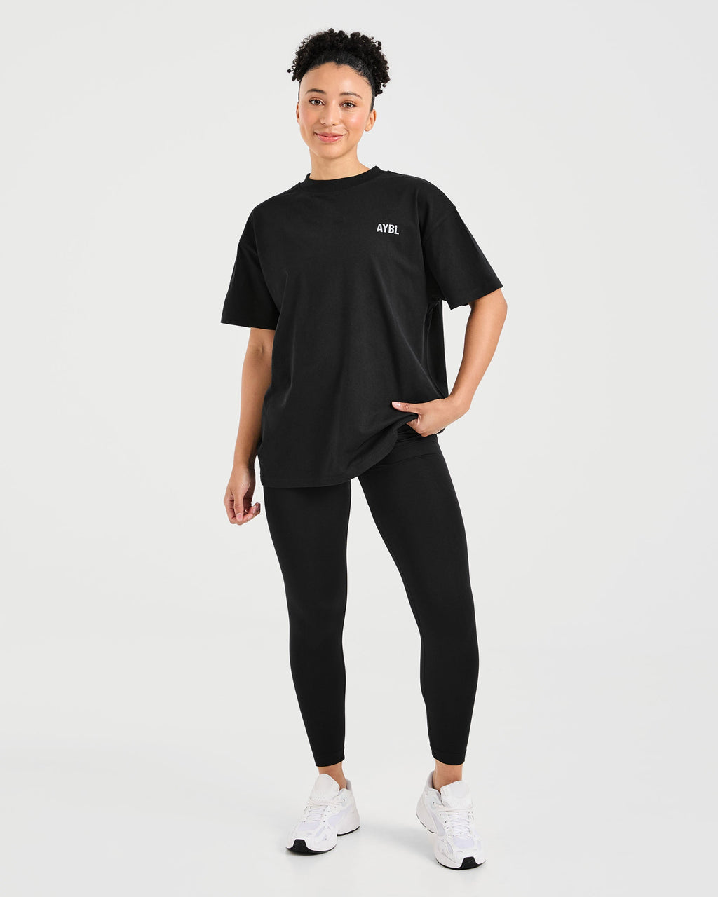 Show Up Oversized T Shirt - Noir