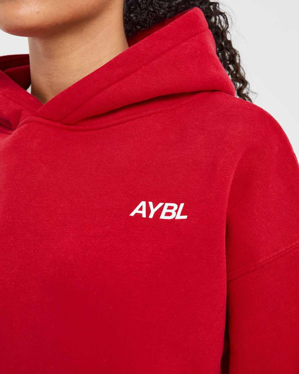AYBL Sports Club Oversized Hoodie - True Rouge