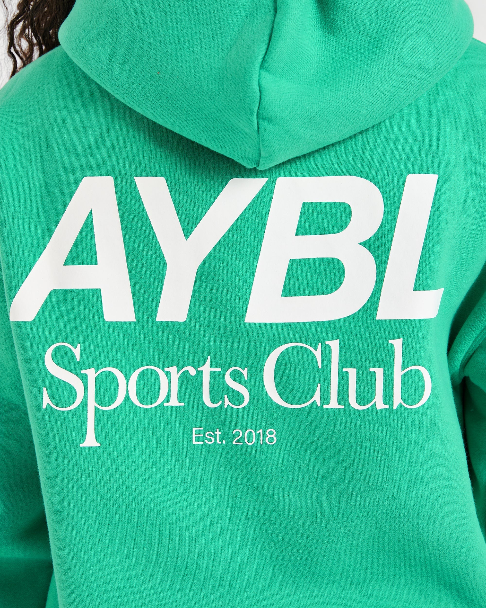 AYBL Sports Club Oversized Hoodie - Racing Vert