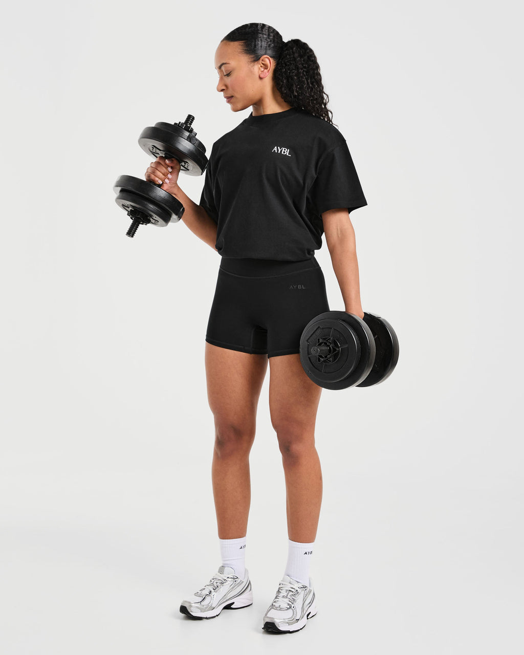 Strength Club Oversized T Shirt - Noir