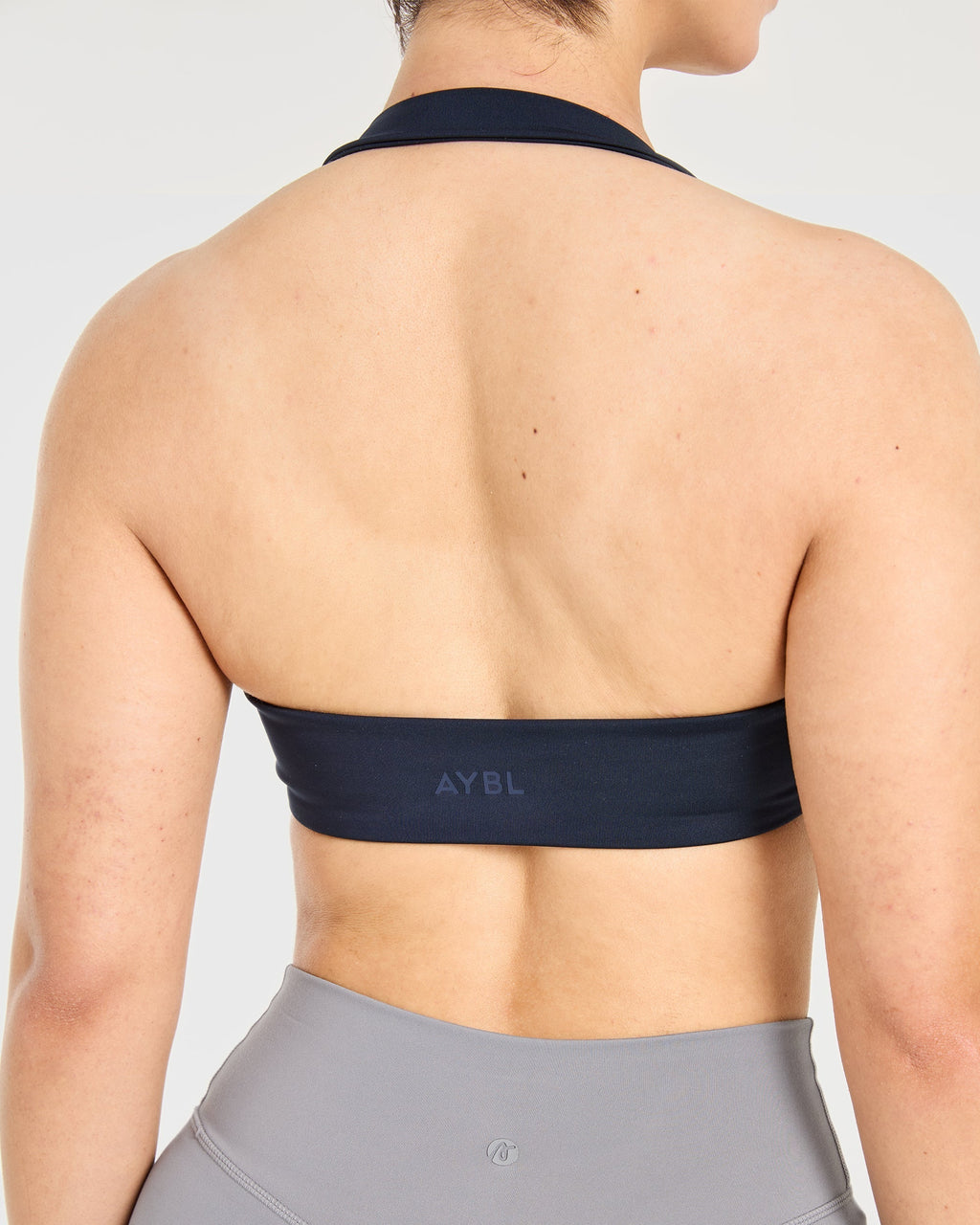 Essential Halterneck Sports Bra - Deep Navy