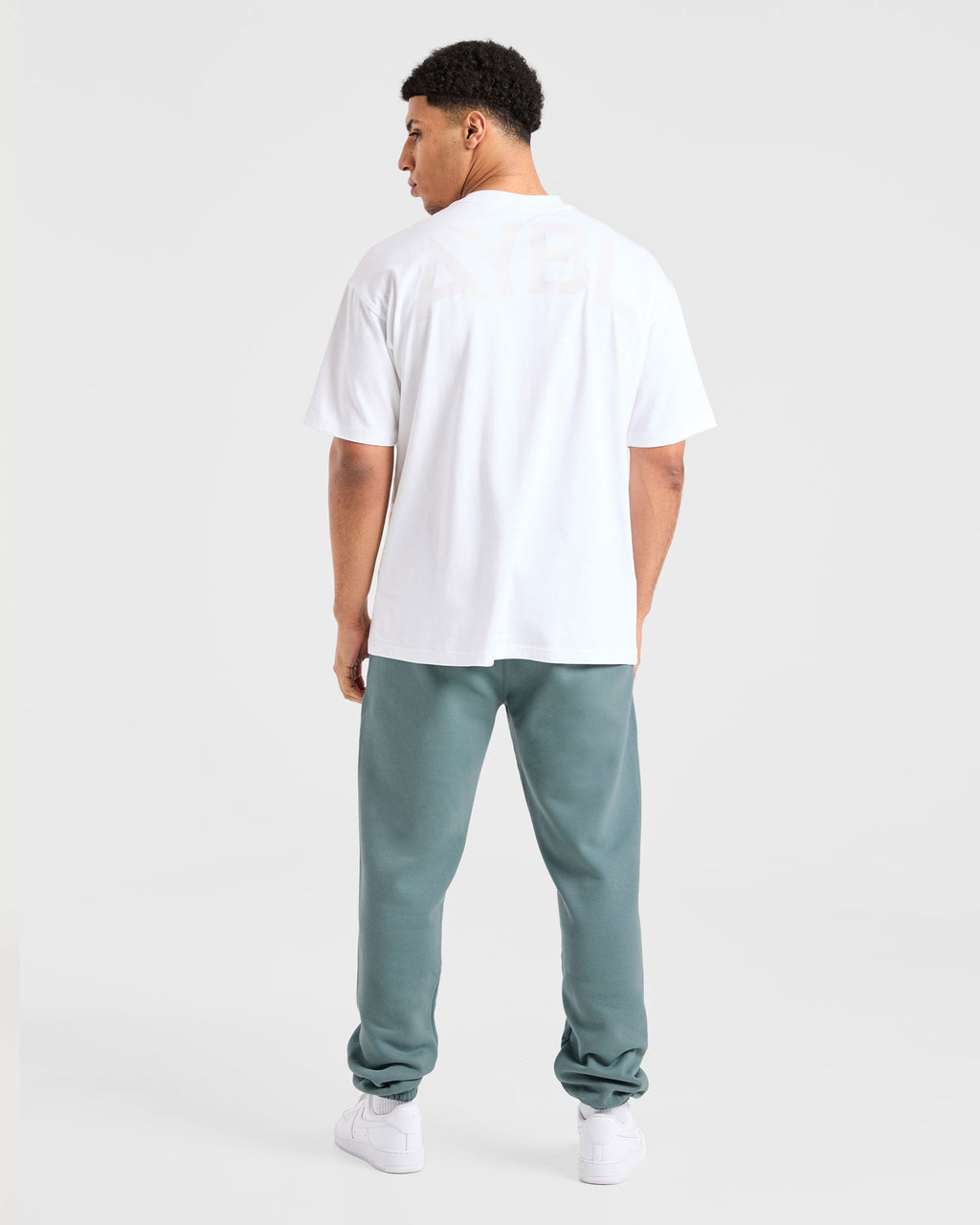 Essential Oversized Joggers - Dusty Blue