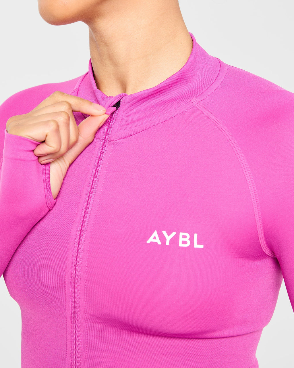 Empower Seamless Full Zip Jacket - Magenta