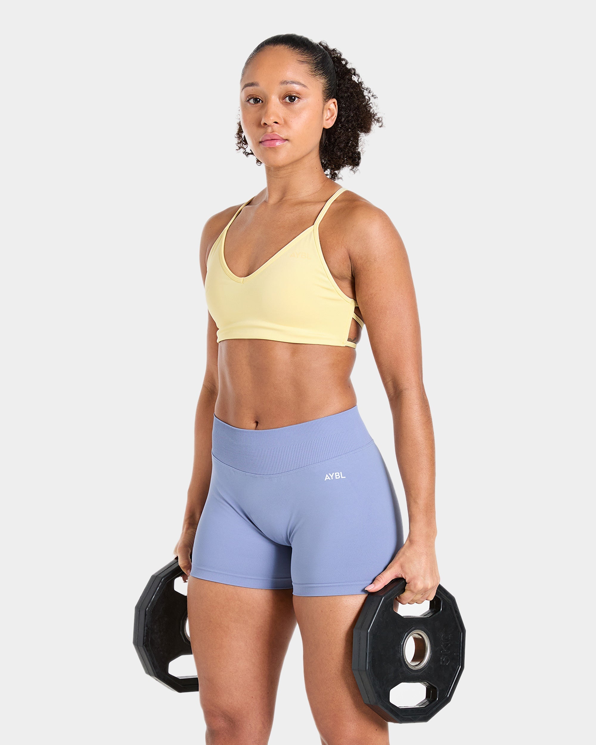 Essential Crossback Sports Bra - Jaune