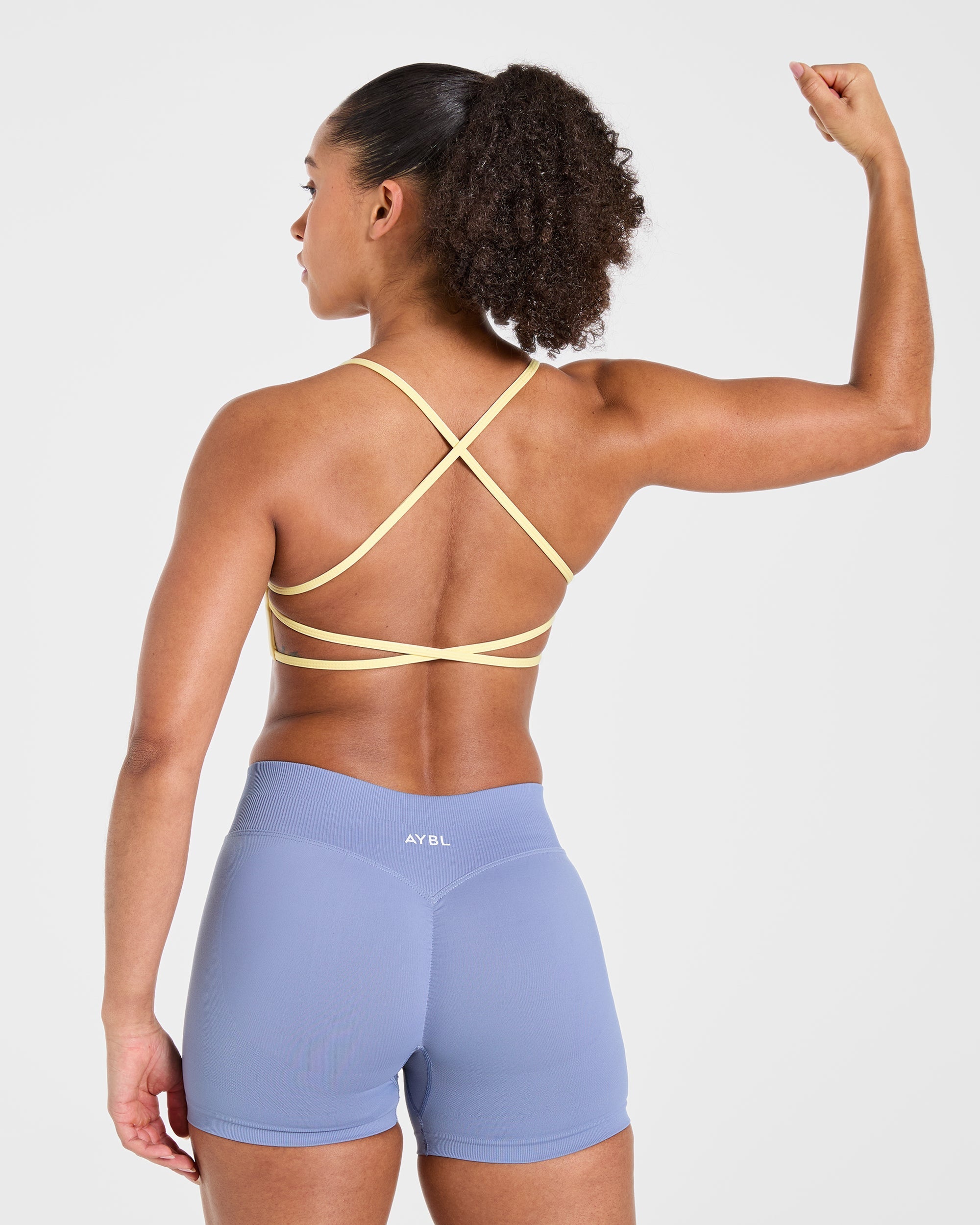 Essential Crossback Sports Bra - Jaune