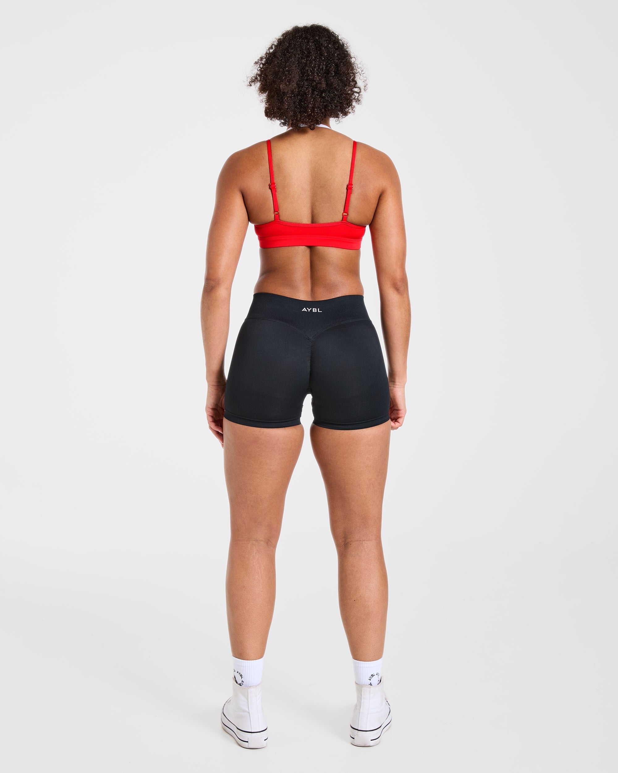 Essential Double Layer Sports Bra - Vibrant Rouge