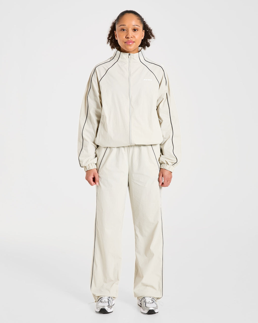 Retro Track Jacket - Off Blanc