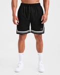 Rebound Stripe Shorts - Noir