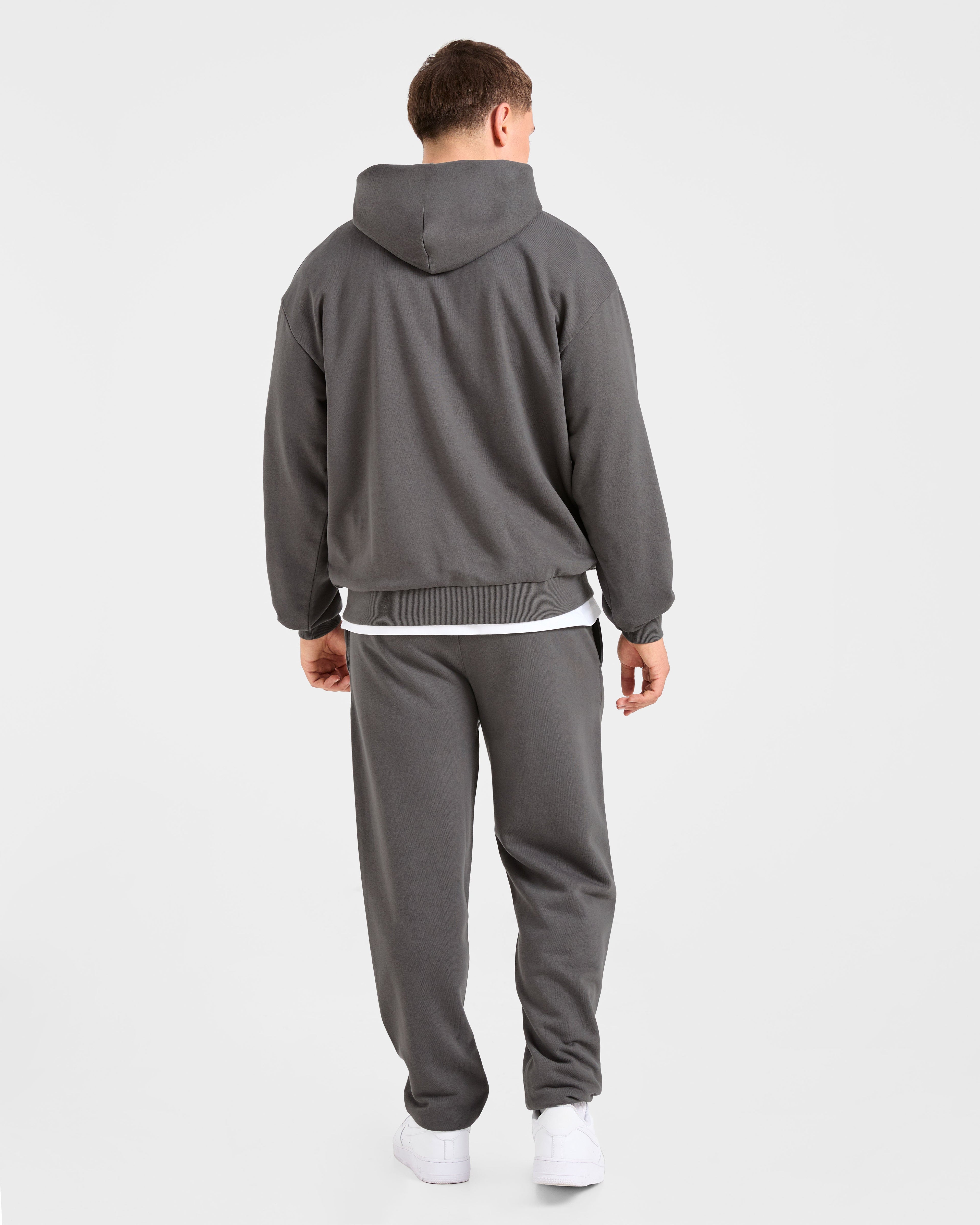 Craft Oversized Hoodie - Charcoal