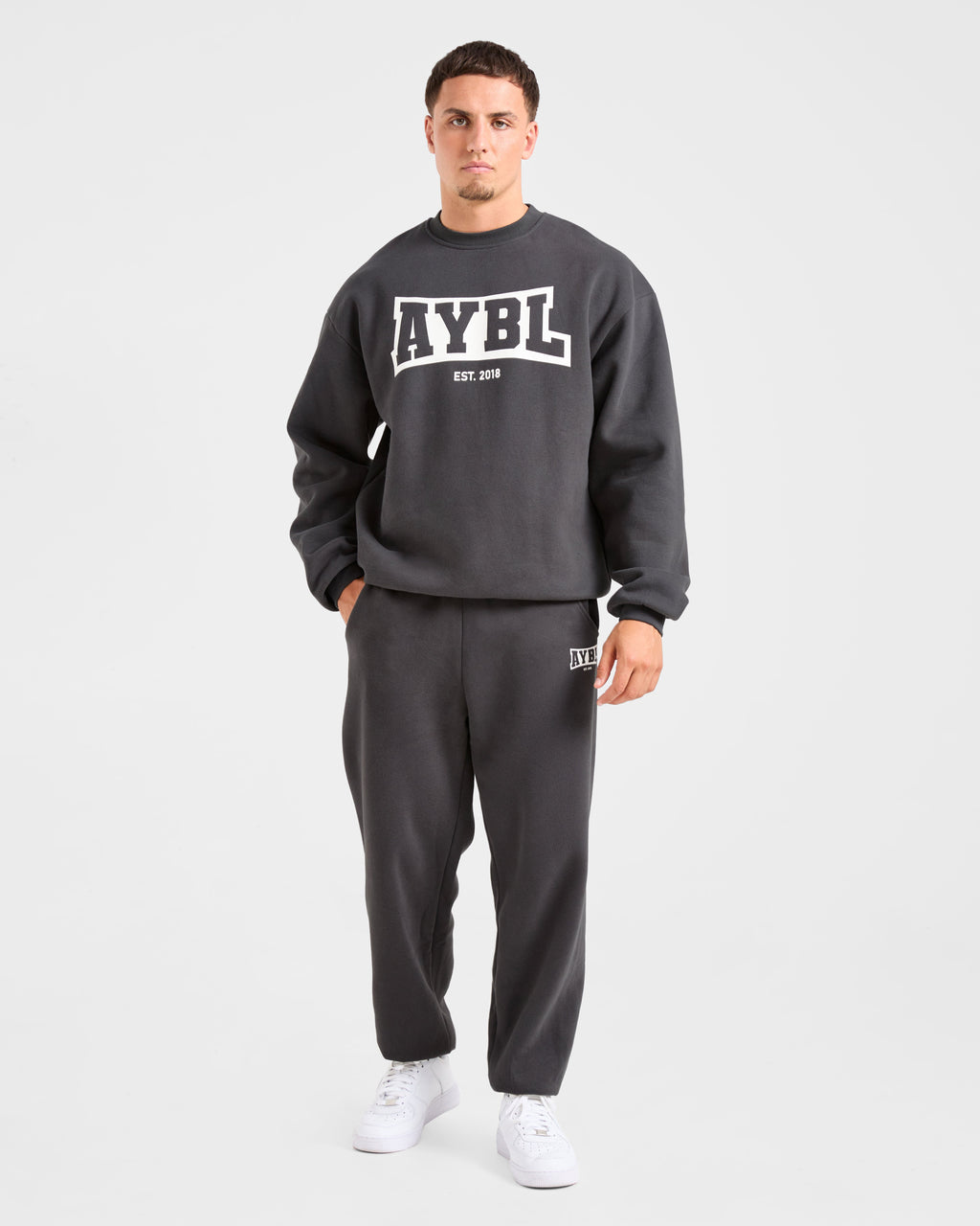 Academy Oversized Sweater - Charcoal