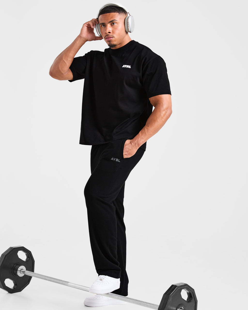 Global Oversized T Shirt - Noir/Rouge