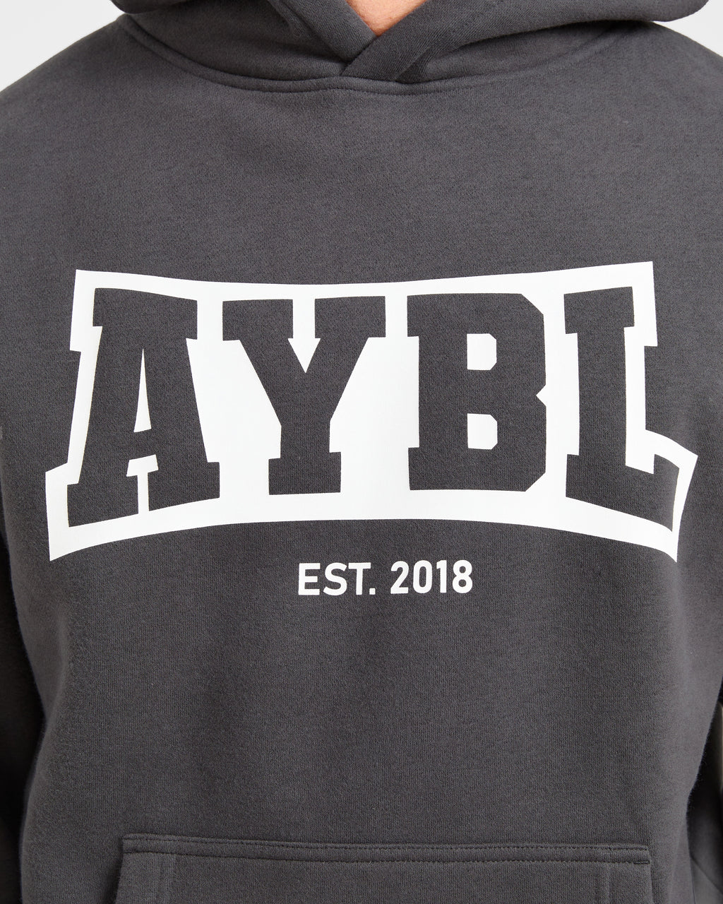 Academy Oversized Hoodie - Charcoal