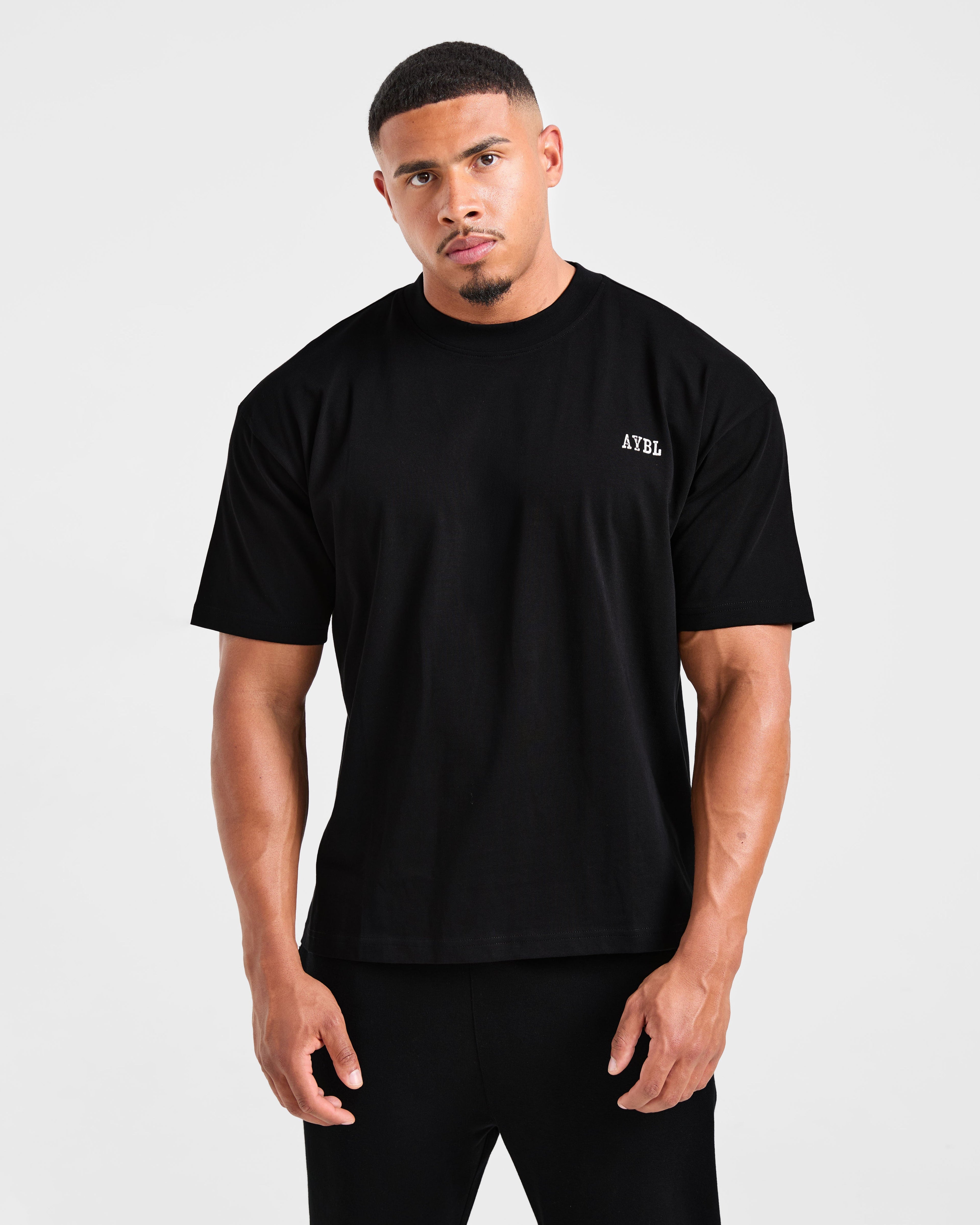 Lifting Essentials Oversized T Shirt - Noir