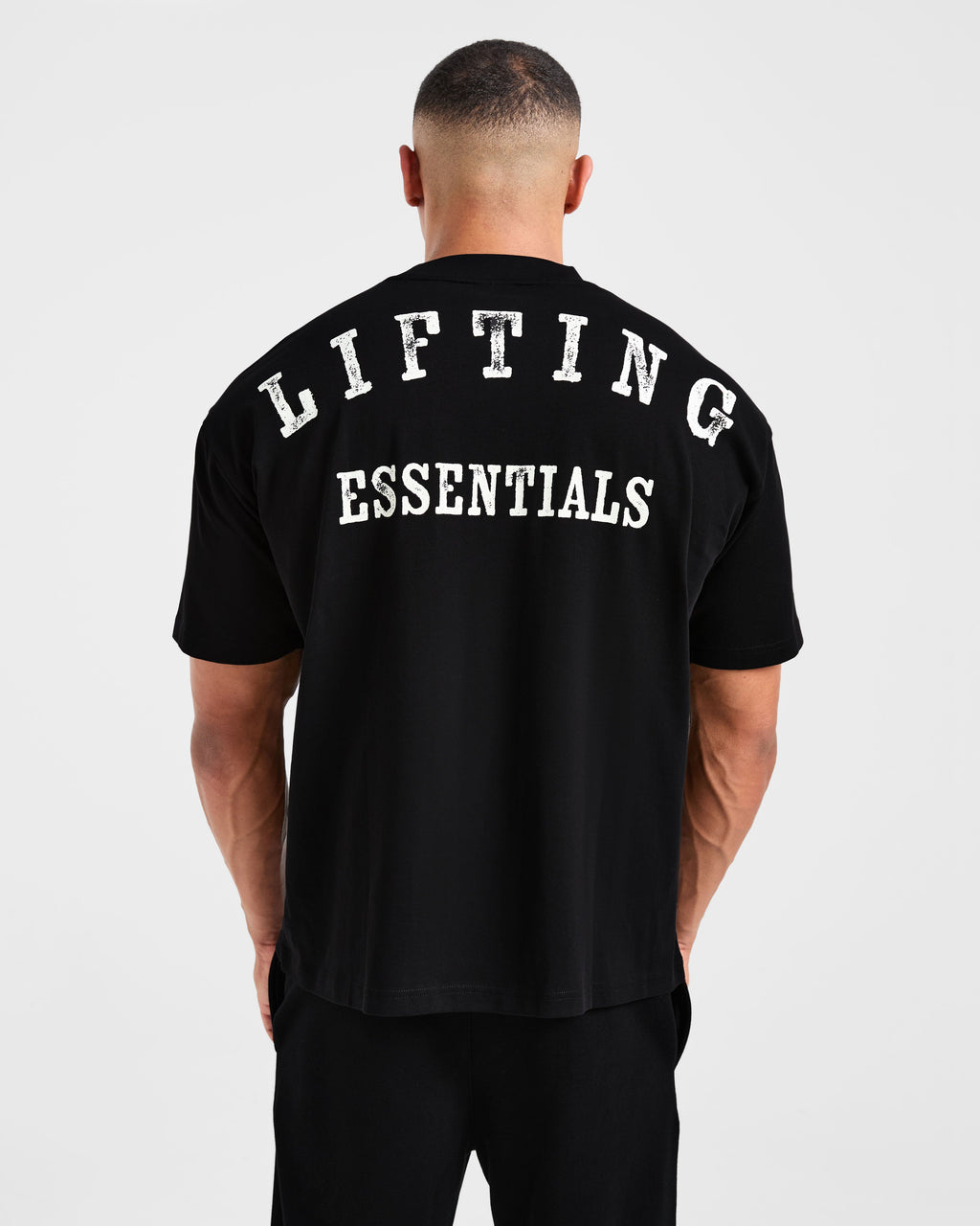 Lifting Essentials Oversized T Shirt - Noir