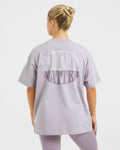 Mind Over Matter Oversized T Shirt - Violet