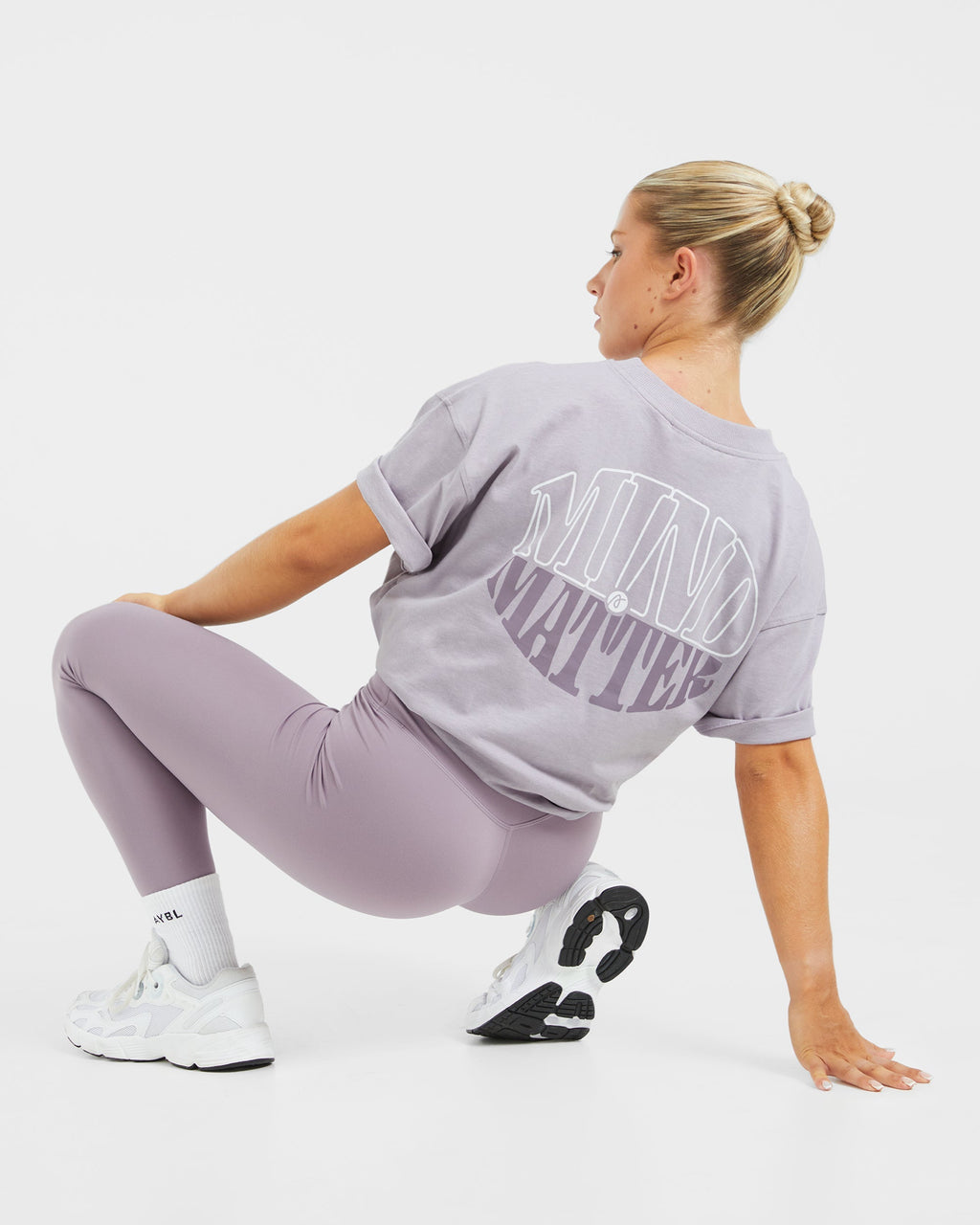 Mind Over Matter Oversized T Shirt - Violet