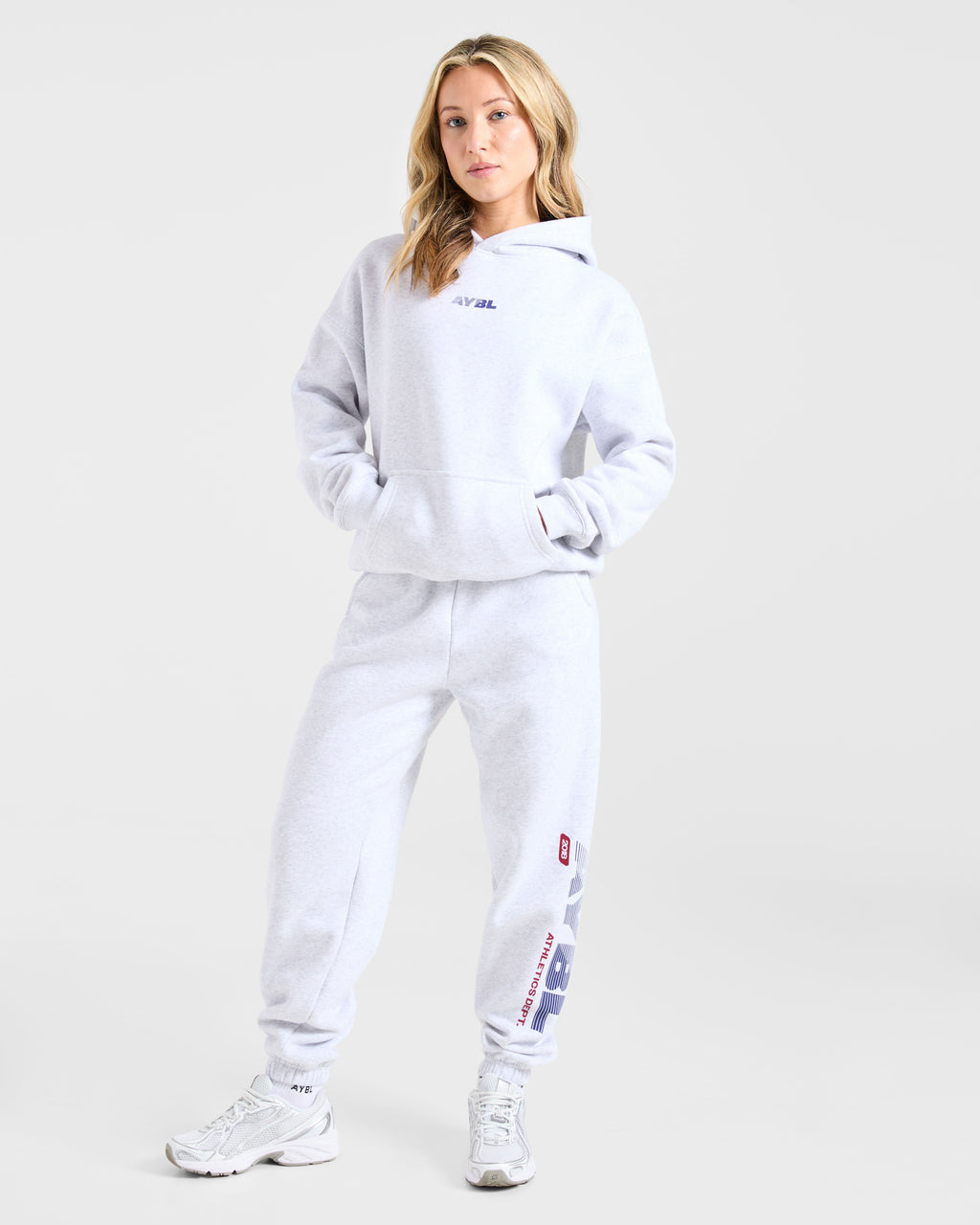 Athletics Dept Oversized Hoodie - Gris Marl