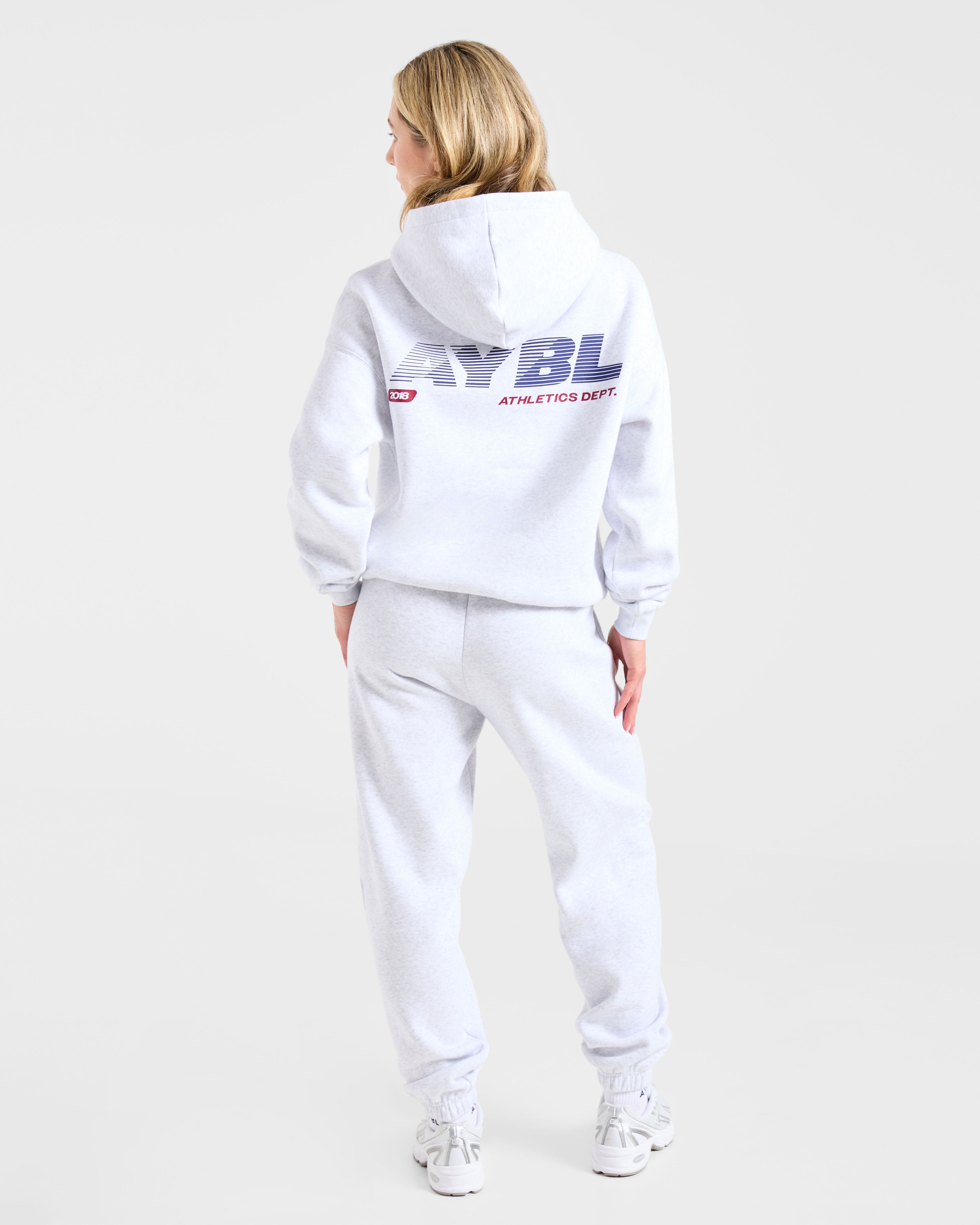 Athletics Dept Oversized Hoodie - Gris Marl