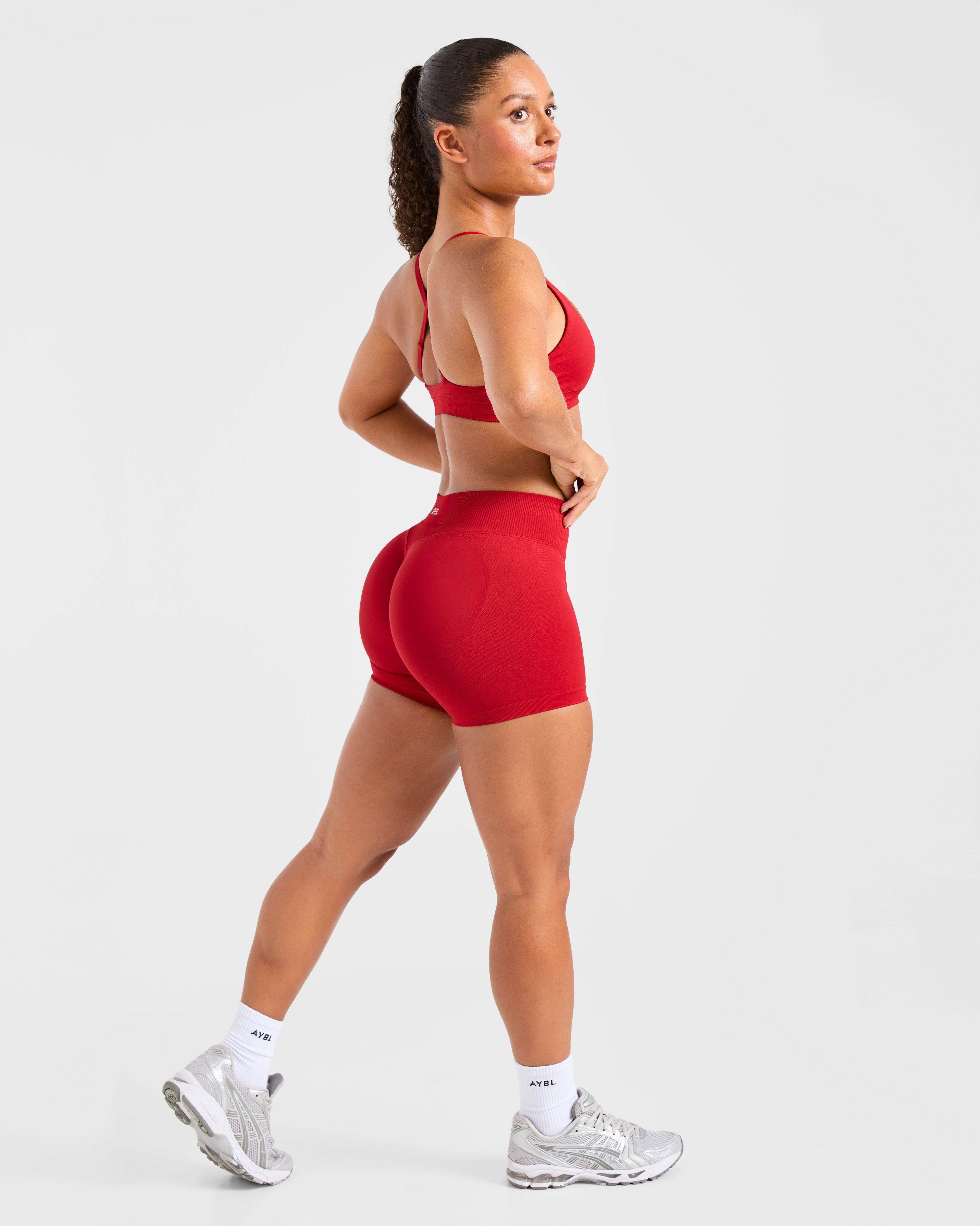 Enhance Seamless Sports Bra - Rouge