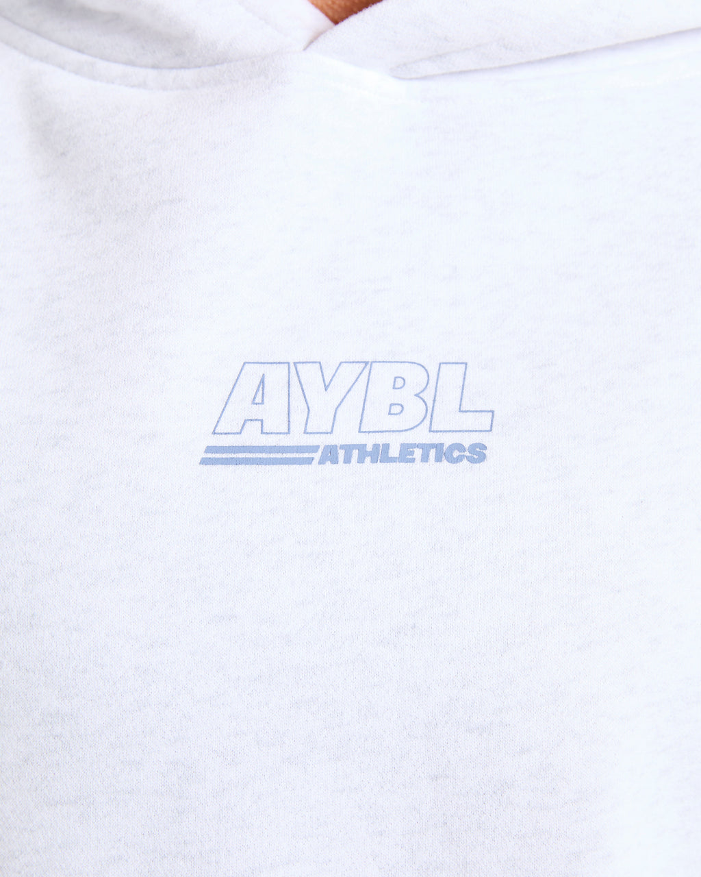 Athletics Track Oversized Hoodie - Heather Gris/Slate Bleu