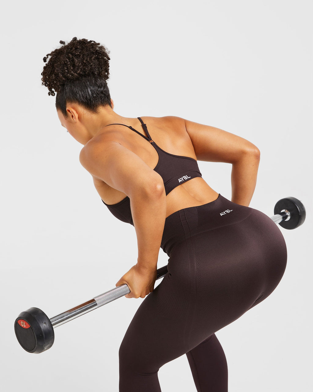 Balance V3 Seamless Strappy Sports Bra - Dark Brun