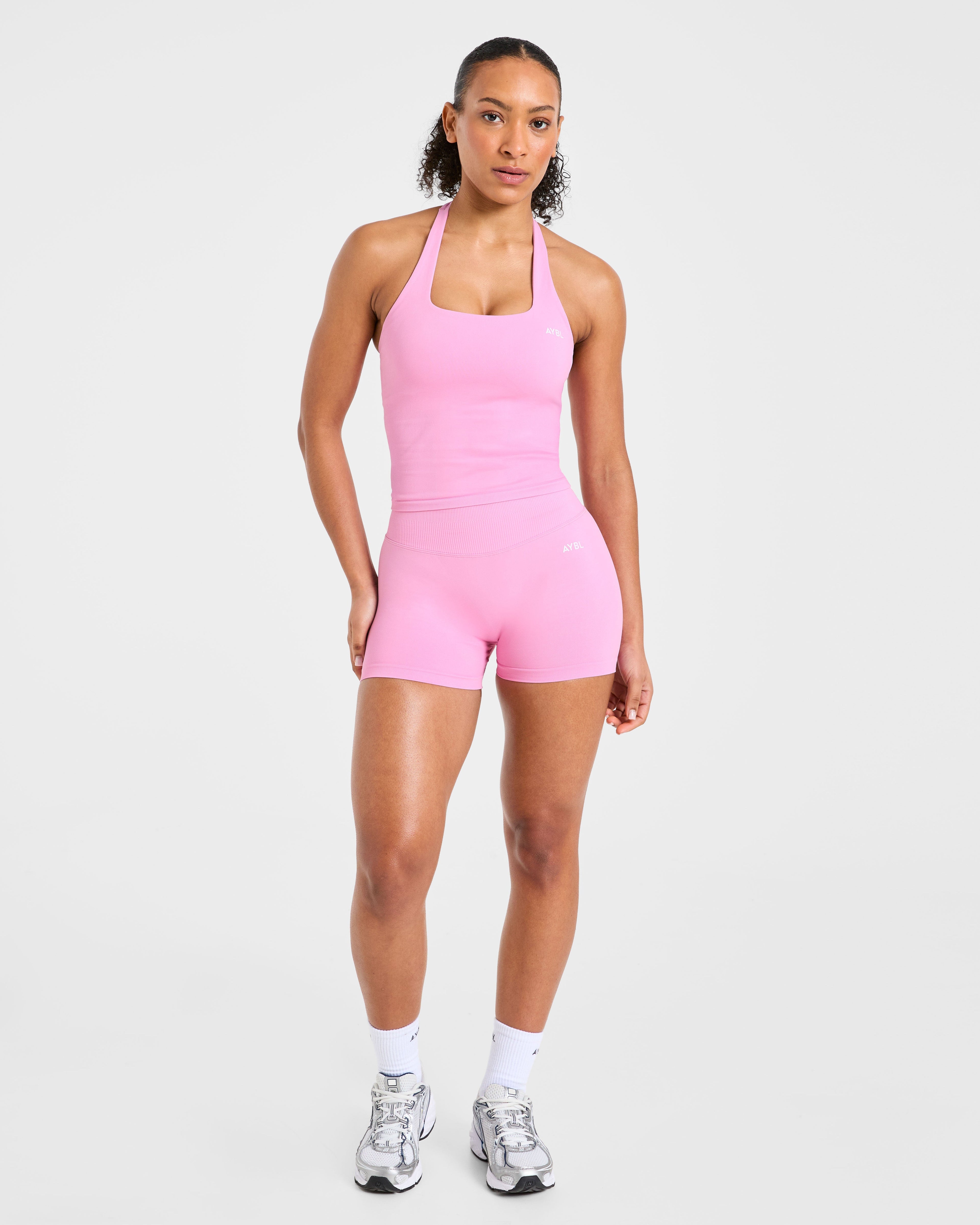 Enhance Seamless Shorts | 3.5" - Sugar Rose