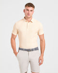 Precision Texture Polo - Peach