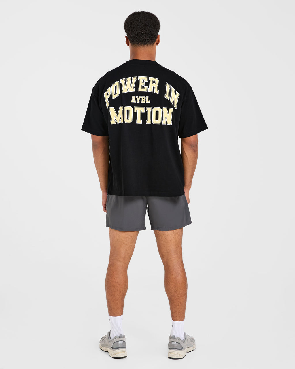 Power In Motion Oversized T Shirt - Noir/Jaune