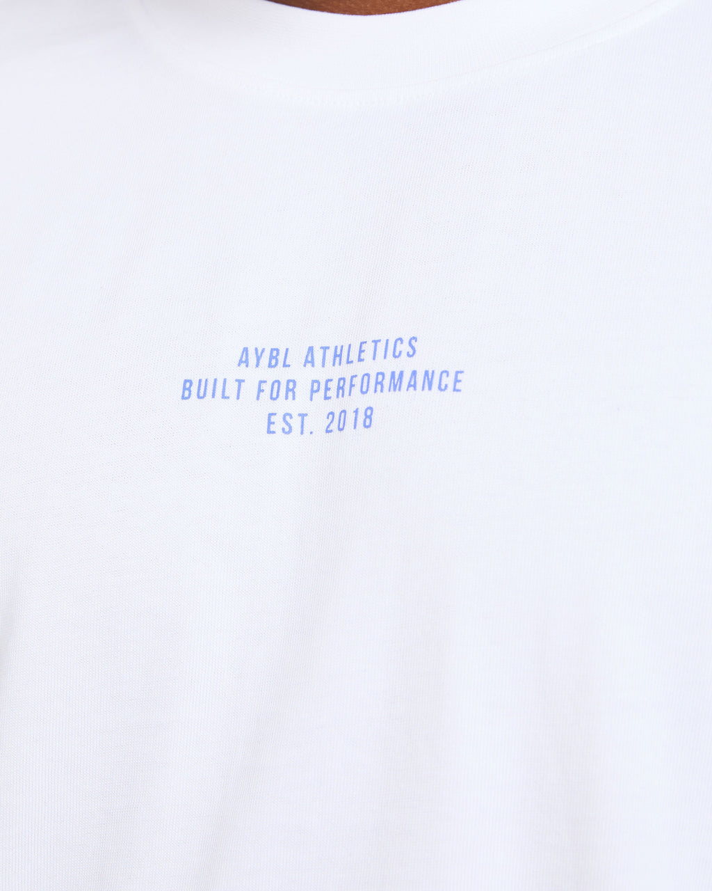 Athletics Performance T Shirt - Blanc/Bleu